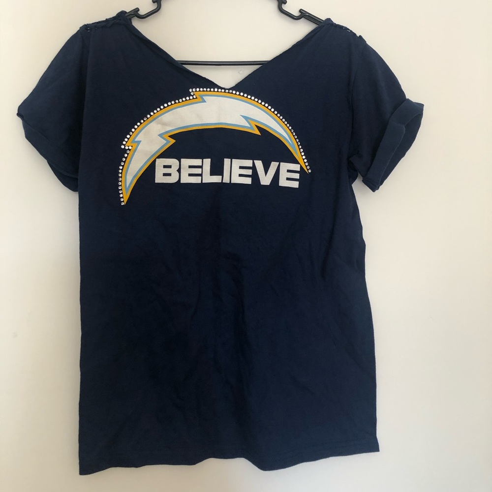 Embellished Chargers T Shirt